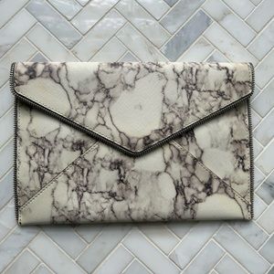 Rebecca Minkoff Marble Envelope Clutch